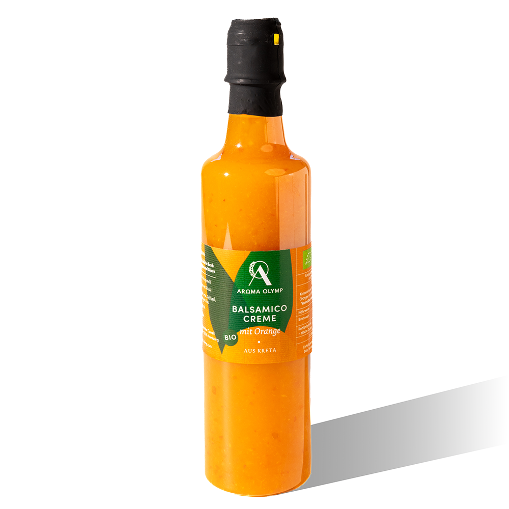 
                  
                    Aroma Olymp Bio Balsamico Creme mit Orange 500 ml
                  
                