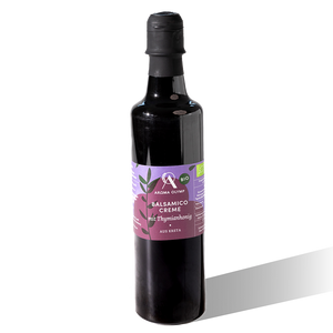 
                  
                    Aroma Olymp Bio Balsamico Creme mit Thymianhonig 500 ml
                  
                