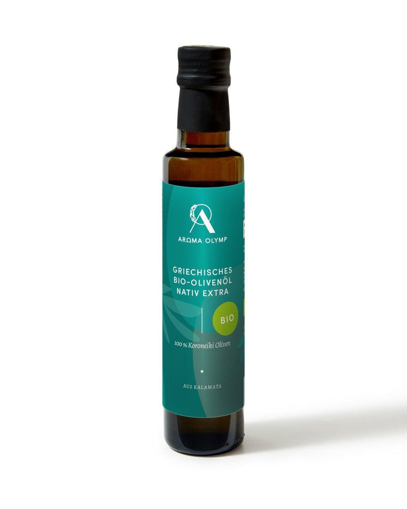 Aroma Olymp kaltgepresstes Bio Olivenöl 250 ml.