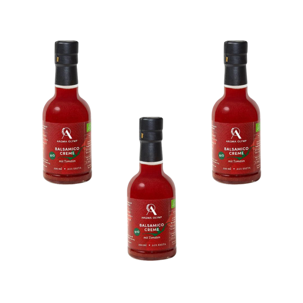 
                  
                    Aroma Olymp Bio Balsamico Creme Tomate 3er Bundle
                  
                