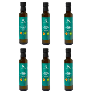 
                  
                    Aroma Olymp Bio Olivenöl nativ extra aus Kreta g. U. 250 ml im 6er Bundle als Freisteller
                  
                