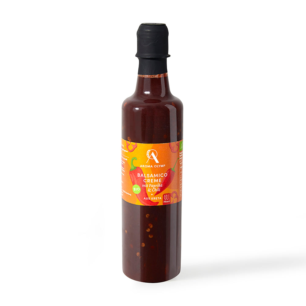 
                  
                    Bio Balsamico Creme mit Paprika & Chili
                  
                
