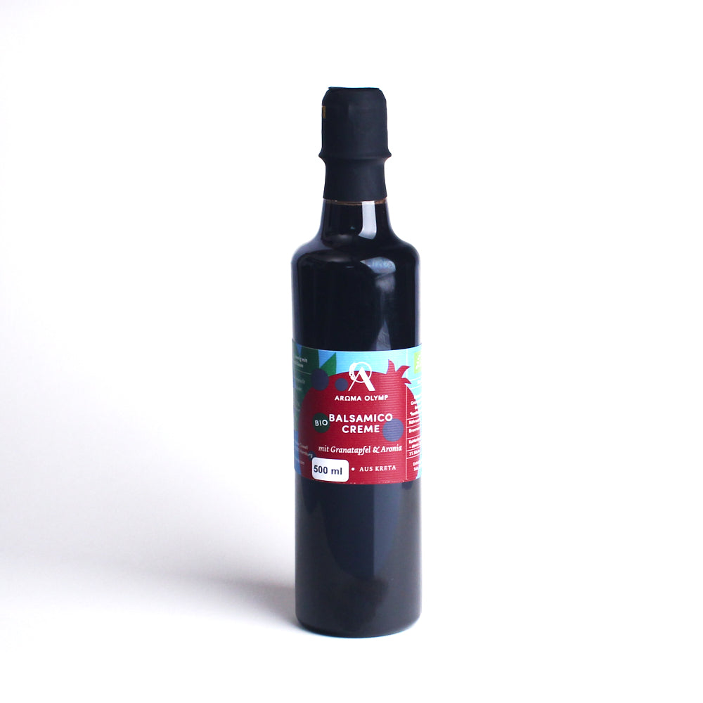 
                  
                    Aroma Olymp Bio Balsamico Creme mit Granatapfel und Aronia 500 ml
                  
                
