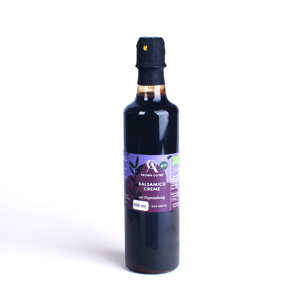 
                  
                    Aroma Olymp Bio Balsamico Creme mit Thymianhonig 500 ml
                  
                