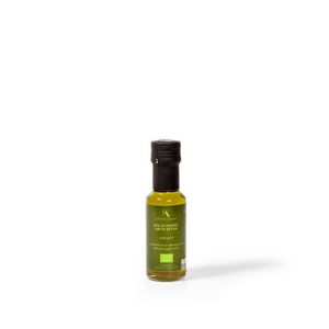 
                  
                    Eine kleine Flasche (100 ml) Aroma Olymp Bio-Olivenöl nativ extra
                  
                