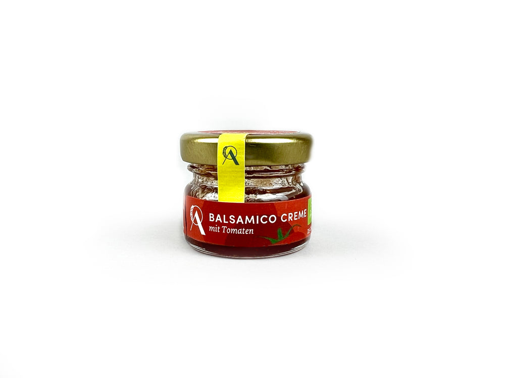 
                  
                    Aroma Olymp Bio Balsamico Creme mit Tomate als 30 ml Probe.
                  
                