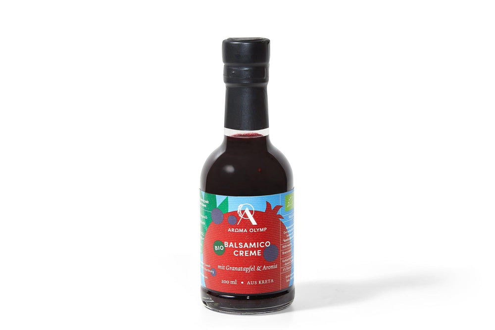 
                  
                    Aroma Olymp Bio Balsamico Creme Granatapfel & Aronia 200 ml in der Glasflasche
                  
                