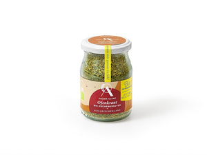 
                  
                    Aroma Olymp Bio Gewürzkräutermischung „Ofenkraut“ im Mehrwegpfandglas
                  
                